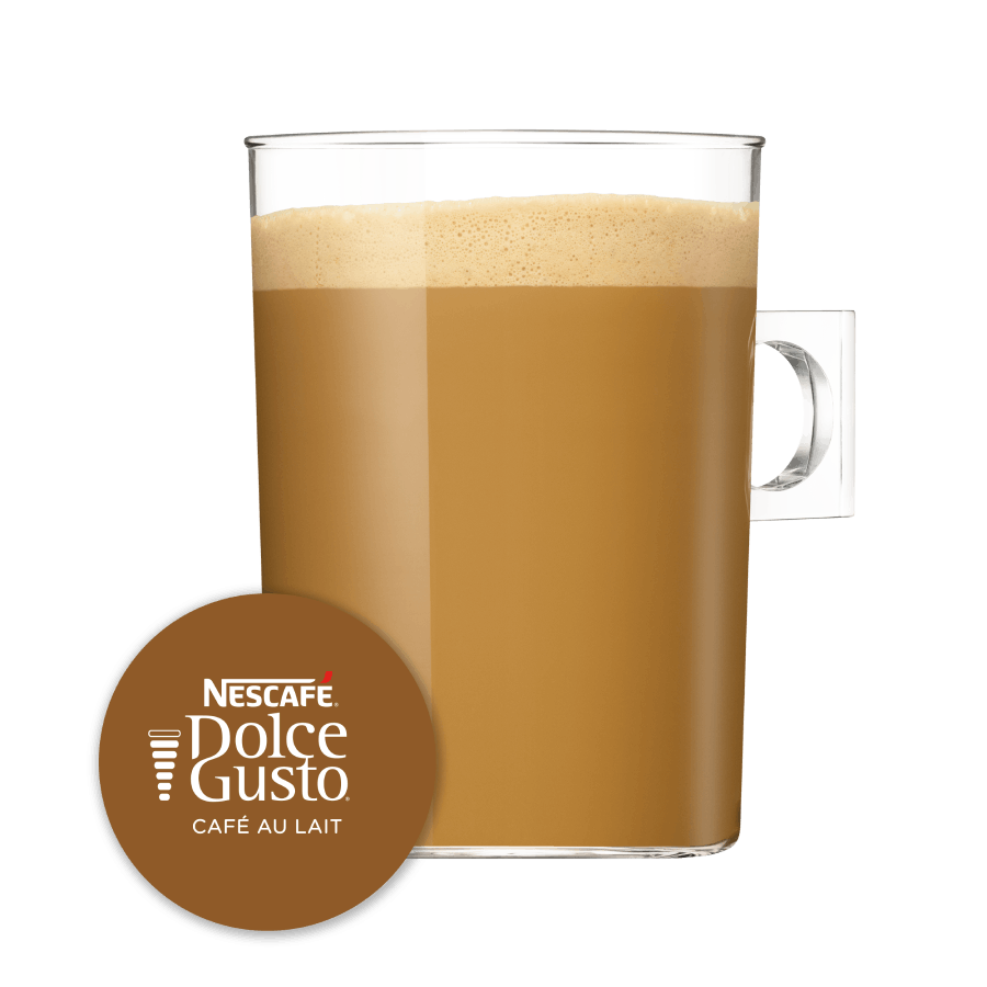 Café au Lait – 18 kapslí NESCAFÉ® Dolce Gusto® kapsle a šálek