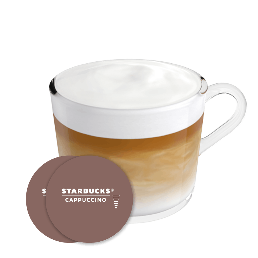 STARBUCKS® CAPPUCCINO NESCAFÉ® Dolce Gusto® kapsle a šálek