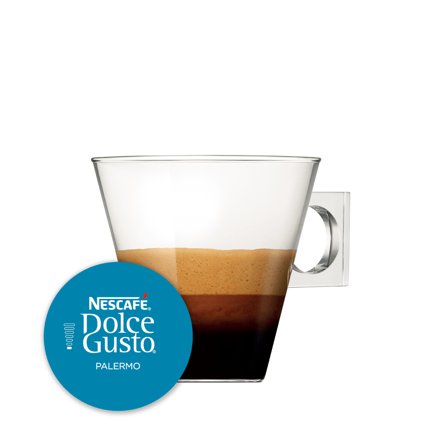 ESPRESSO PALERMO NESCAFÉ® Dolce Gusto® kapsle a šálek