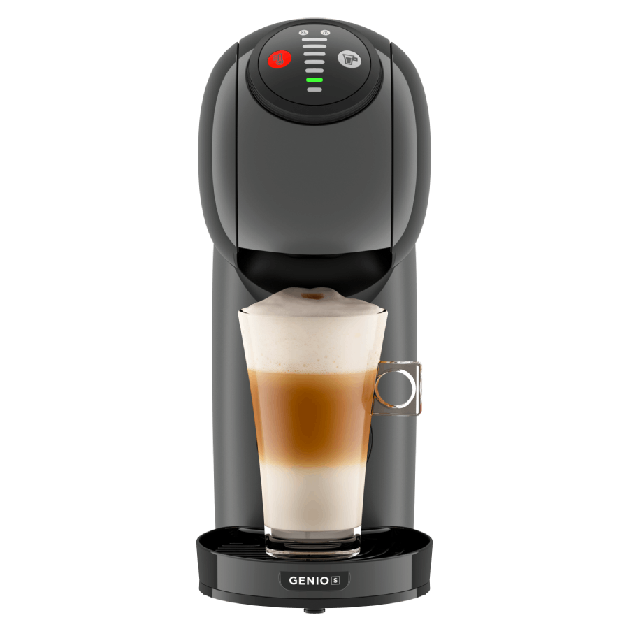 Vlastnosti kávovaru NESCAFÉ® Dolce Gusto GENIO S AUTOMATICKÝ KAPSLOVÝ KÁVOVAR ANTRACITOVÝ KRUPS®